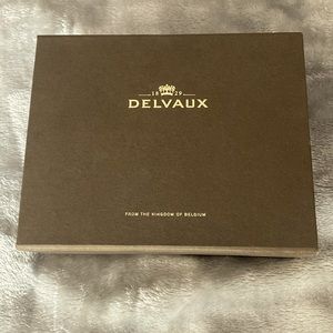 Delvaux Wallet/Black Exterior/Tan Interior/6 Card slots/1 Bill Compartment/Slim